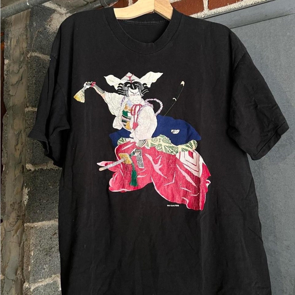 Vintage Samurai Black T-Shirt